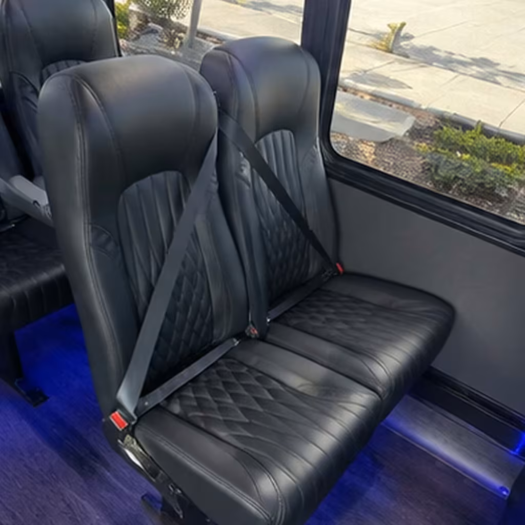 28 passenger minibus inside