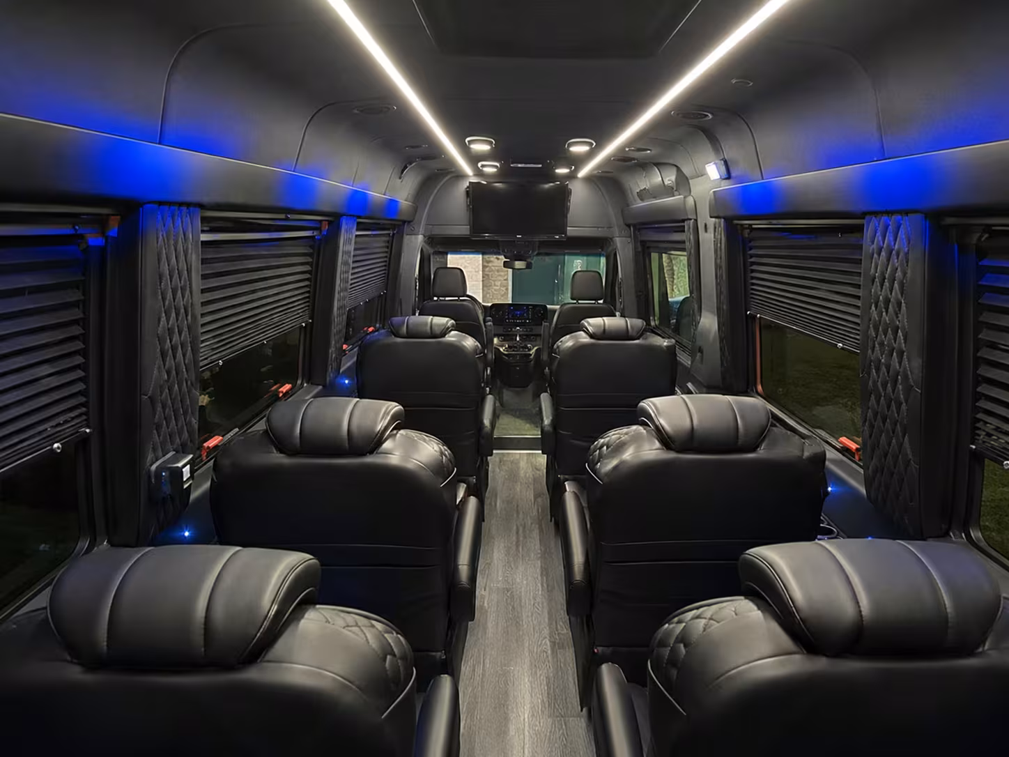 sprinter van with driver interior