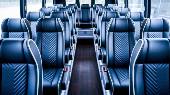 akron 15 passenger minibus inside