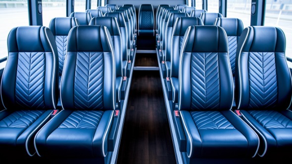 akron 18 passenger minibus inside