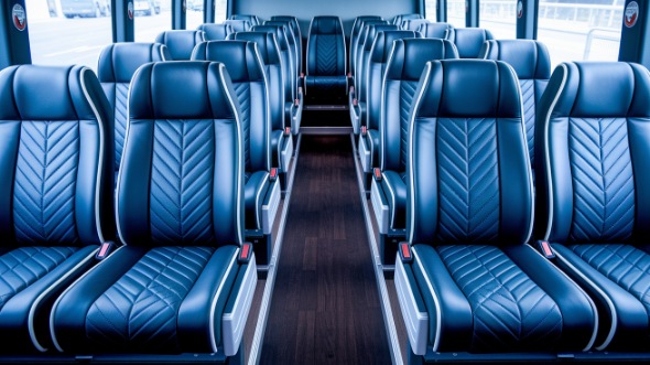 akron 20 passenger minibus inside