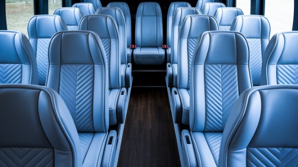 akron 28 passenger minibus inside