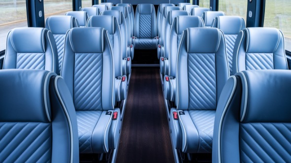 akron 30 passenger minibus inside
