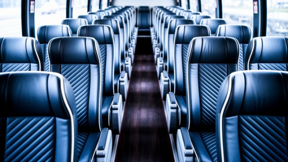 akron 54 passenger charter bus rental
