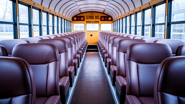 akron school bus rental inside