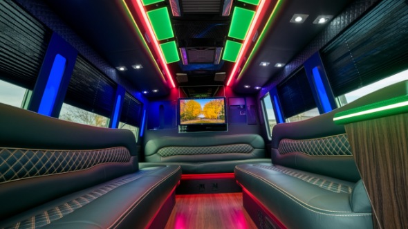 sprinter limo rental interior cleveland